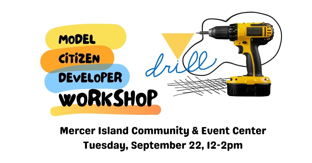 MCD Workshop, Tuesday, September 22, 2026, Mercer Island Community & Event Center